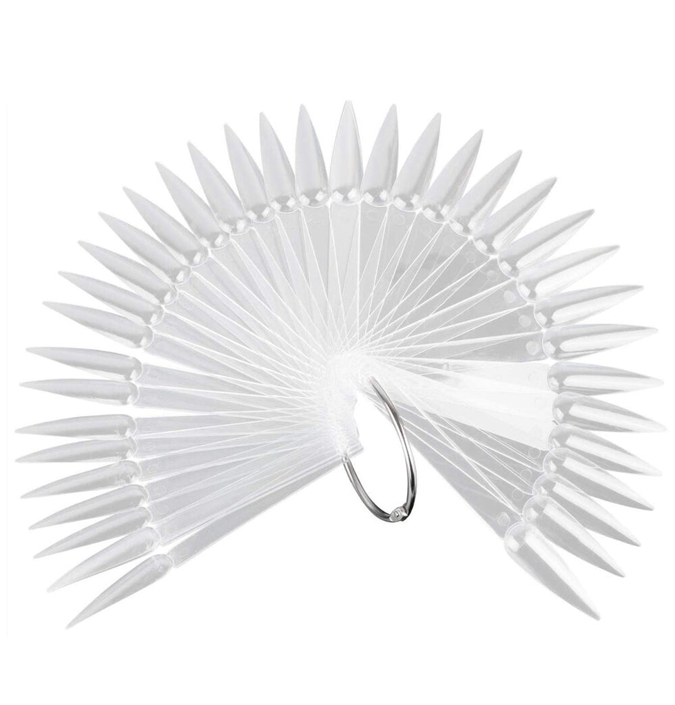 Clear Stiletto Display Tips